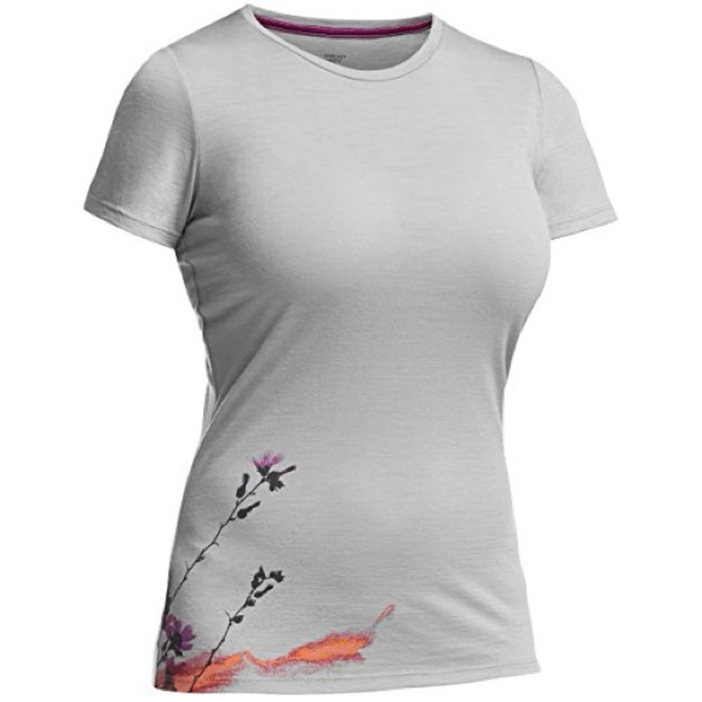 Icebreaker Gray Fitted Short Sleeve T-Shirt